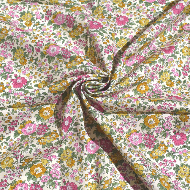 生地 LIBERTY FABRICS リバティ・ファブリックス タナローン 2023SS BEAUTY AND CHAOS Clare Rich クレア・リッチ(3633103) 23CT.ホワイト 09Ac03j