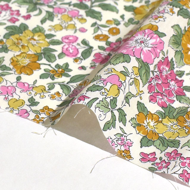 生地 LIBERTY FABRICS リバティ・ファブリックス タナローン 2023SS BEAUTY AND CHAOS Clare Rich クレア・リッチ(3633103) 23CT.ホワイト 09Ac03j