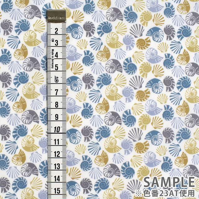 生地 LIBERTY FABRICS リバティ・ファブリックス タナローン 2023SS BEAUTY AND CHAOS She Sells Seashells シー・セルズ・シー・シェルズ(3633111) 23CT.グリーン 09Ac03j