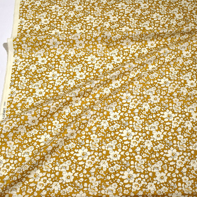 生地 LIBERTY FABRICS リバティ・ファブリックス タナローン 2023SS BEAUTY AND CHAOS Betsy Boo ベッツィ・ブー(3633129) 23BT.マスタード 99Zz99j