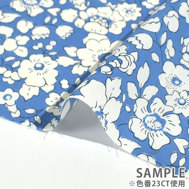 生地 LIBERTY FABRICS リバティ・ファブリックス タナローン 2023SS BEAUTY AND CHAOS Betsy Boo ベッツィ・ブー(3633129) 23BT.マスタード 99Zz99j