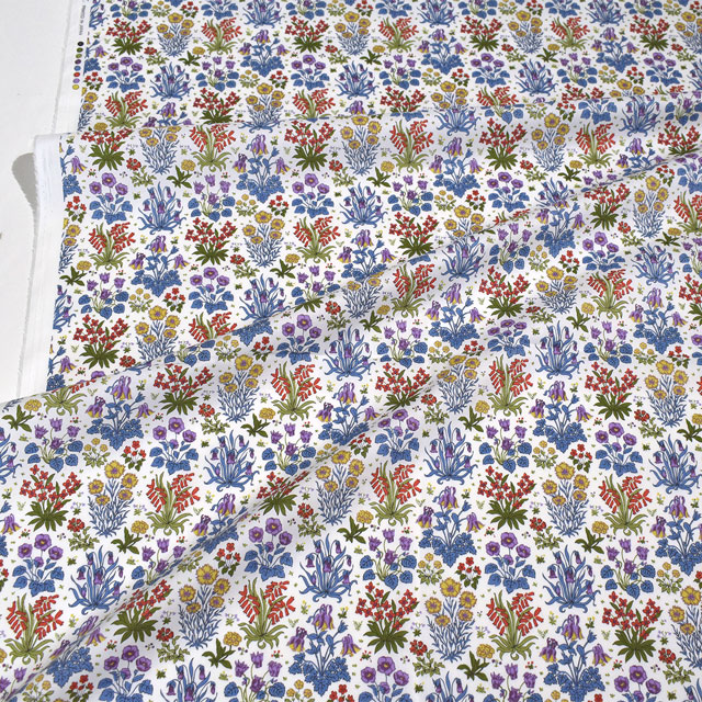 生地 LIBERTY FABRICS リバティ・ファブリックス タナローン 2023SS BEAUTY AND CHAOS Colombe Study コロンブ・スタディ(3633133) 23CT.レッド 09Ac03j