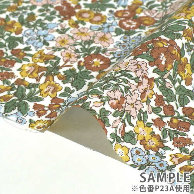 生地 LIBERTY FABRICS リバティ・ファブリックス タナローン 2023SS BEAUTY AND CHAOS Penstemon Road ペンステモン・ロード(1223107) P23A.グリーン 99Zz99j