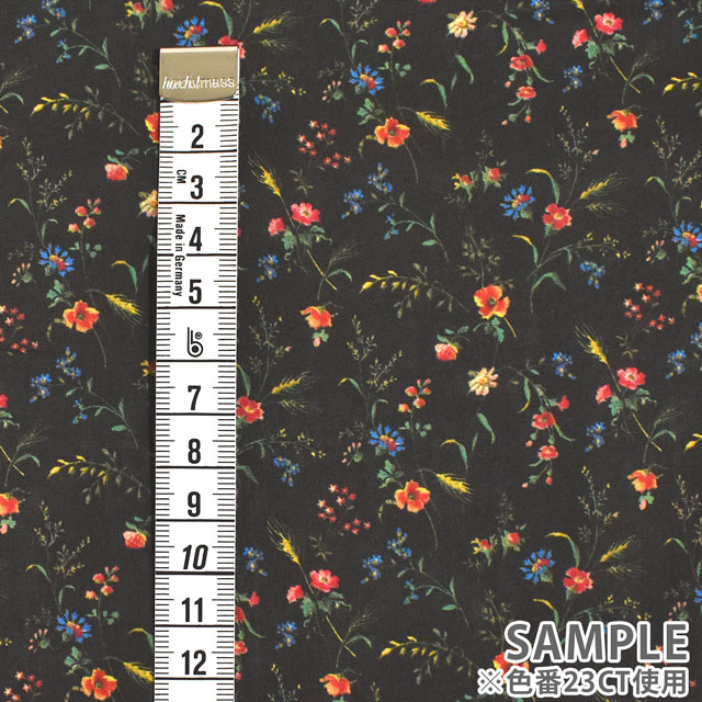 生地 LIBERTY FABRICS リバティ・ファブリックス タナローン 2023AW A LIBERTY ODYSSEY Emma Victoria エマ・ビクトリア(23-3633236) 23CT.ブラック 99Zz99j