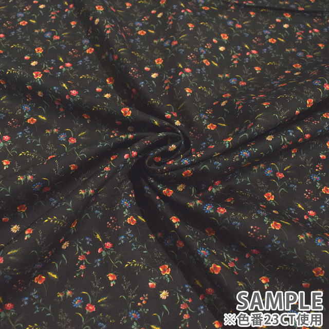 生地 LIBERTY FABRICS リバティ・ファブリックス タナローン 2023AW A LIBERTY ODYSSEY Emma Victoria エマ・ビクトリア(23-3633236) 23CT.ブラック 99Zz99j