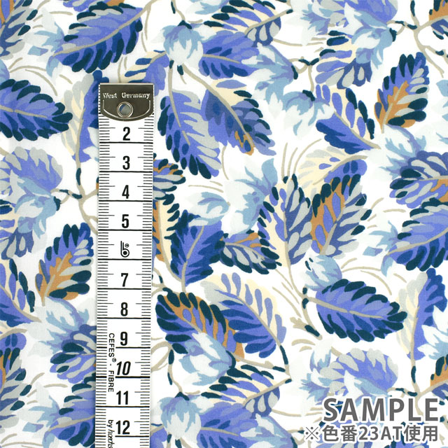 生地 LIBERTY FABRICS リバティ・ファブリックス タナローン 2023AW A LIBERTY ODYSSEY Calypso カリプソ(23-3633240) 23CT.ターコイズ×レッド 09Ac03j