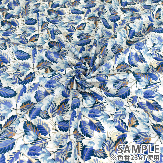 生地 LIBERTY FABRICS リバティ・ファブリックス タナローン 2023AW A LIBERTY ODYSSEY Calypso カリプソ(23-3633240) 23CT.ターコイズ×レッド 09Ac03j