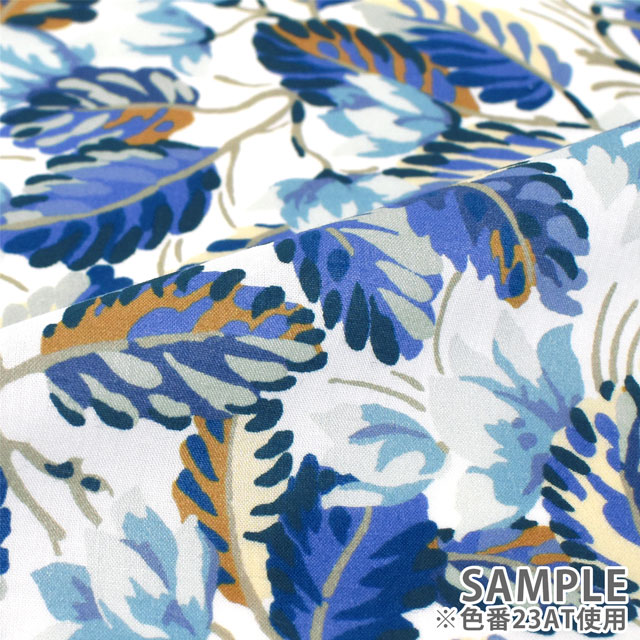 生地 LIBERTY FABRICS リバティ・ファブリックス タナローン 2023AW A LIBERTY ODYSSEY Calypso カリプソ(23-3633240) 23CT.ターコイズ×レッド 09Ac03j