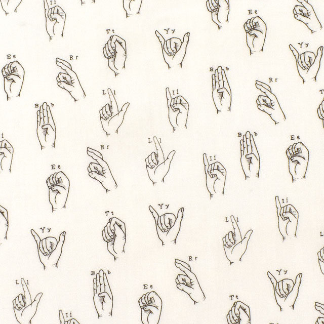 生地 LIBERTY FABRICS リバティ・ファブリックス タナローン 2023AW A LIBERTY ODYSSEY Signs Of Liberty サインズ・オブ・リバティ(23-1223218) P23A.ブラウン 09Ac03j