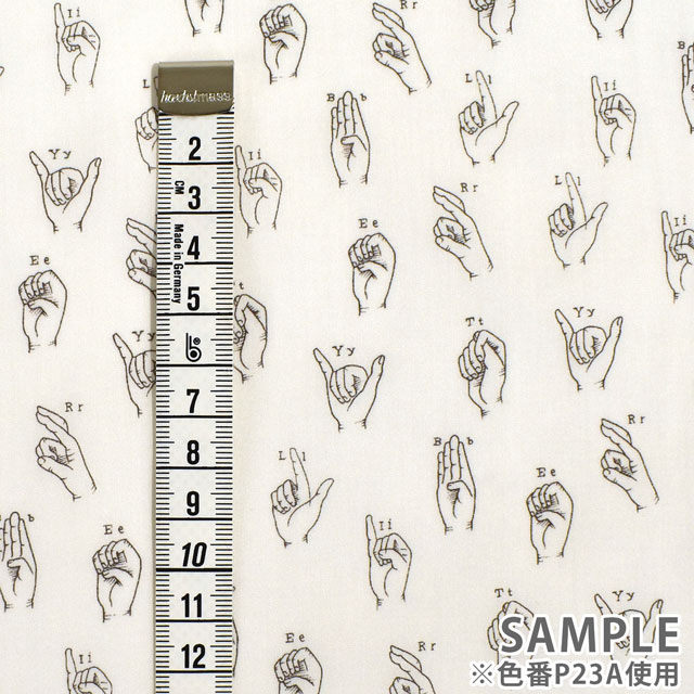 生地 LIBERTY FABRICS リバティ・ファブリックス タナローン 2023AW A LIBERTY ODYSSEY Signs Of Liberty サインズ・オブ・リバティ(23-1223218) P23A.ブラウン 09Ac03j