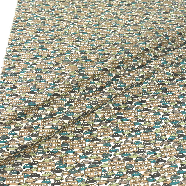 生地 LIBERTY FABRICS リバティ・ファブリックス タナローン 2023AW THE LONDON COLLECTION Hop on Hop off ホップ・オン・ホップ・オフ(3636846) AU.ブラウン 99Zz99j