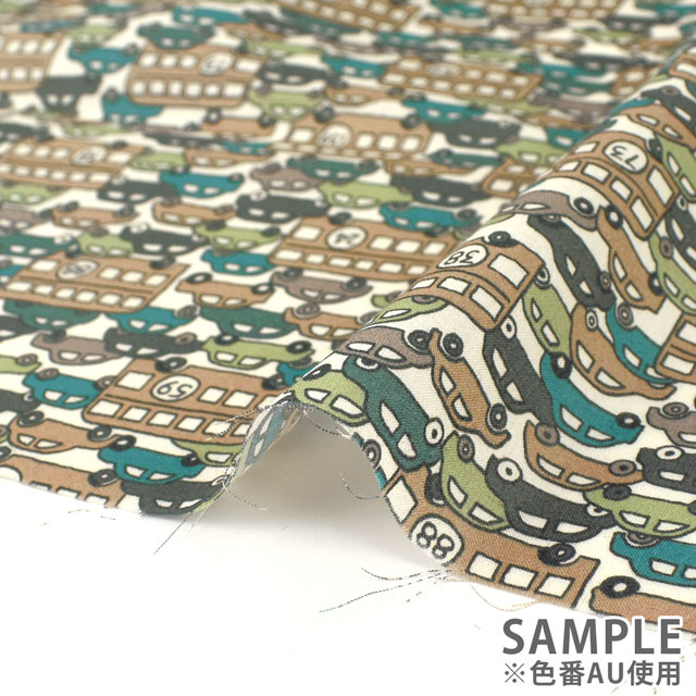 生地 LIBERTY FABRICS リバティ・ファブリックス タナローン 2023AW THE LONDON COLLECTION Hop on Hop off ホップ・オン・ホップ・オフ(3636846) AU.ブラウン 99Zz99j