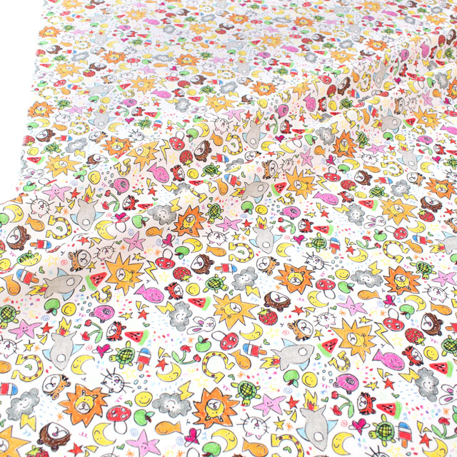 生地 LIBERTY FABRICS リバティ・ファブリックス タナローン 2023AW LIBERTY ANIMALS ODETTE オデット(363J7303) A.イエロー 99Zz99j