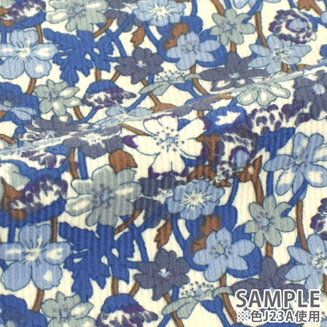 生地 LIBERTY FABRICS リバティ・ファブリックス コーデュロイ 2023AW Isla Rose Gates アイラ・ローズ・ゲーツ(23-3633225) 23A.ピンク 99Zz99j