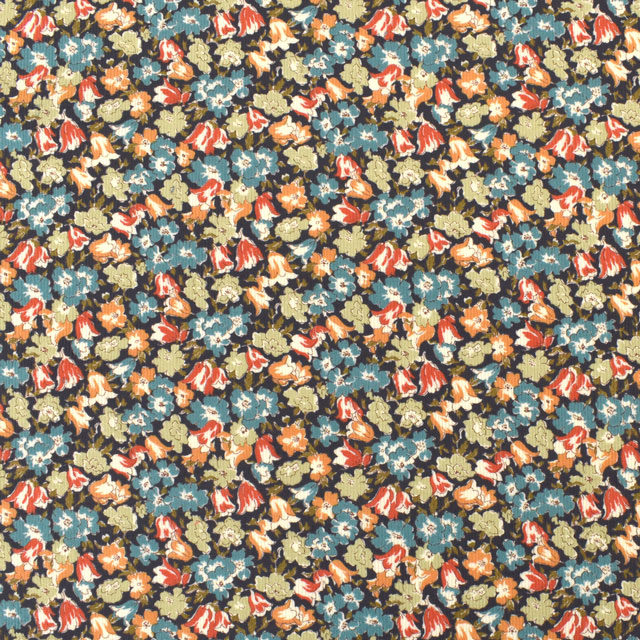 生地 LIBERTY-リバティ- コーデュロイ 2023AW Floralia フローラリア(23-3633242) 23A.グリーン 09Bl24j