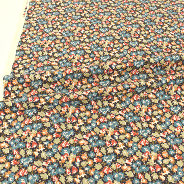 生地 LIBERTY-リバティ- コーデュロイ 2023AW Floralia フローラリア(23-3633242) 23A.グリーン 09Bl24j