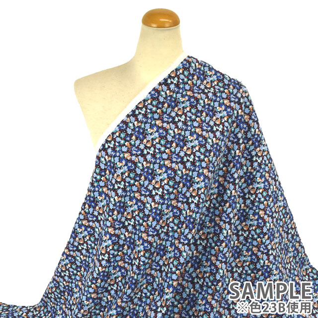 生地 LIBERTY-リバティ- コーデュロイ 2023AW Floralia フローラリア(23-3633242) 23A.グリーン 09Bl24j