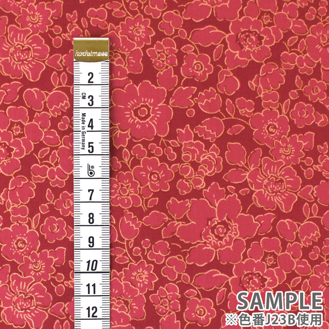 生地 LIBERTY FABRICS リバティ・ファブリックス タナローン 2023AW Liberty Christmas Betsy Boo Pearl ベッツィ・ブー・パール(DC33537) 23A.グリーン×ゴールド 99Zz99j