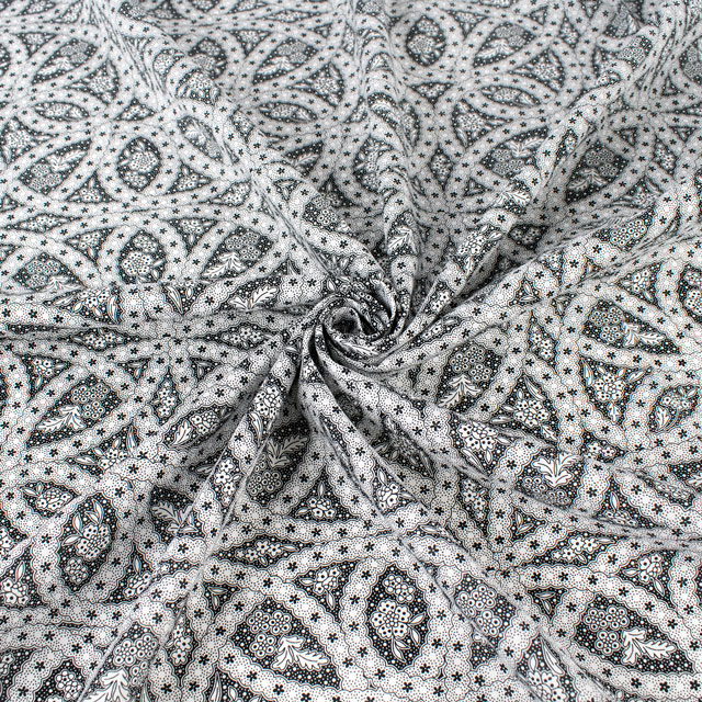 生地 LIBERTY FABRICS リバティ・ファブリックス タナローン 2024SS THE LIBERTY KALEIDOSCOPE Endless Love エンドレス・ラブ(24-3634119) 24BU.ブラック 09Ac03j