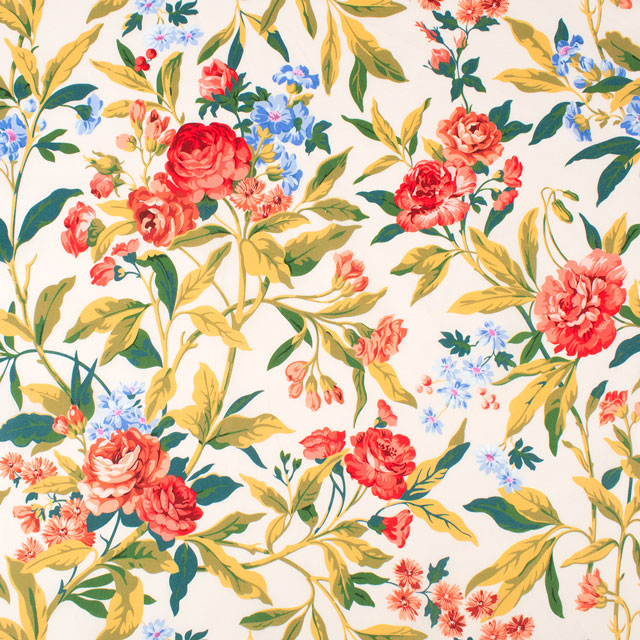 生地 LIBERTY FABRICS リバティ・ファブリックス タナローン 2024SS THE LIBERTY KALEIDOSCOPE Matilda Bloom マチルダ・ブルーム(24-3634120) 24CU.アイボリー 09Ac03j