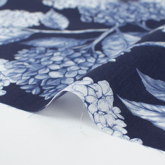 生地 LIBERTY FABRICS リバティ・ファブリックス タナローン 2024SS THE LIBERTY KALEIDOSCOPE Azores アゾレス(24-3634138) 24AU.ネイビー 99Zz99j