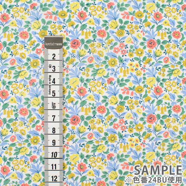 生地 LIBERTY FABRICS リバティ・ファブリックス タナローン 2024SS THE LIBERTY KALEIDOSCOPE Astrid Niva アストリッド・ニヴァ(24-3634198) 24BU.イエロー 09Ac03j