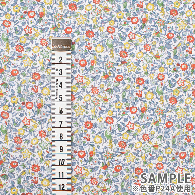 生地 LIBERTY FABRICS リバティ・ファブリックス タナローン 2024SS CITY COLLECTION Spring Song スプリング・ソング(24-1224121) P24A.オレンジ 09Ac03j