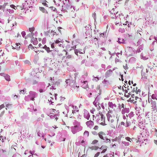 生地 LIBERTY FABRICS リバティ・ファブリックス タナローン 2024SS Onetone Gradation Felda フェルダ(21-3631116) J24B.パープル 99Zz99j