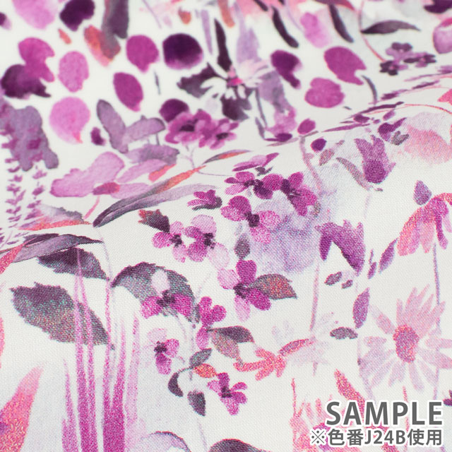 生地 LIBERTY FABRICS リバティ・ファブリックス タナローン 2024SS Onetone Gradation Felda フェルダ(21-3631116) J24B.パープル 99Zz99j