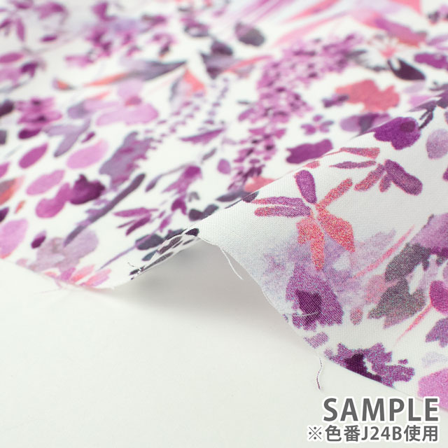 生地 LIBERTY FABRICS リバティ・ファブリックス タナローン 2024SS Onetone Gradation Felda フェルダ(21-3631116) J24B.パープル 99Zz99j