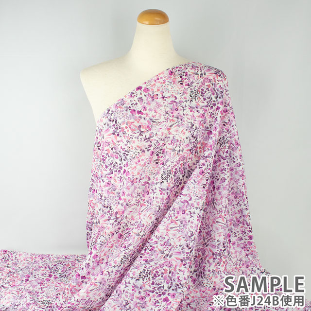 生地 LIBERTY FABRICS リバティ・ファブリックス タナローン 2024SS Onetone Gradation Felda フェルダ(21-3631116) J24B.パープル 99Zz99j