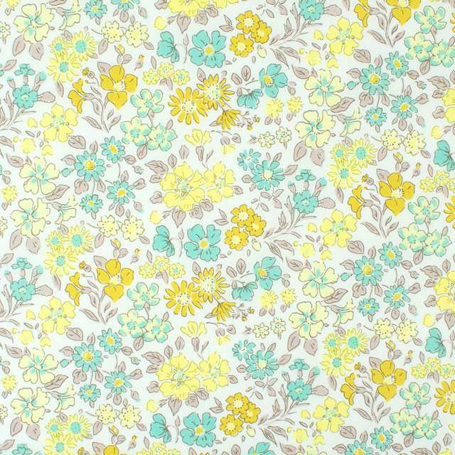 生地 LIBERTY FABRICS リバティ・ファブリックス タナローン 2024SS Onetone Gradation Annabella アナベラ(36300126) J24B.イエロー 99Zz99j