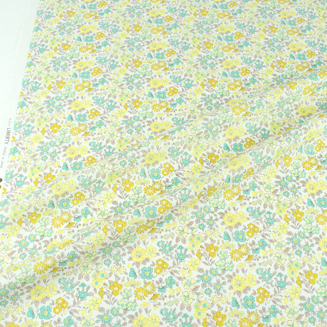 生地 LIBERTY FABRICS リバティ・ファブリックス タナローン 2024SS Onetone Gradation Annabella アナベラ(36300126) J24B.イエロー 99Zz99j