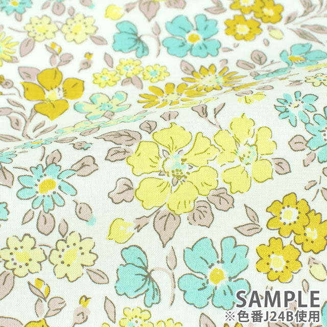 生地 LIBERTY FABRICS リバティ・ファブリックス タナローン 2024SS Onetone Gradation Annabella アナベラ(36300126) J24B.イエロー 99Zz99j