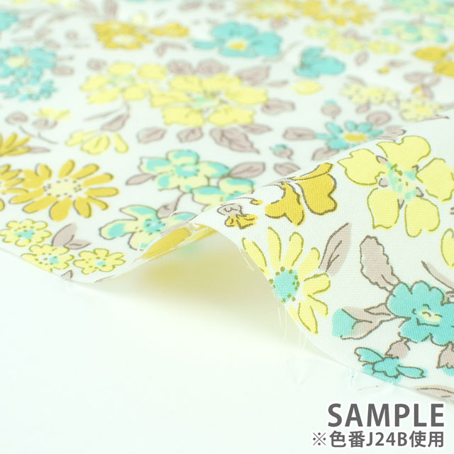 生地 LIBERTY FABRICS リバティ・ファブリックス タナローン 2024SS Onetone Gradation Annabella アナベラ(36300126) J24B.イエロー 99Zz99j