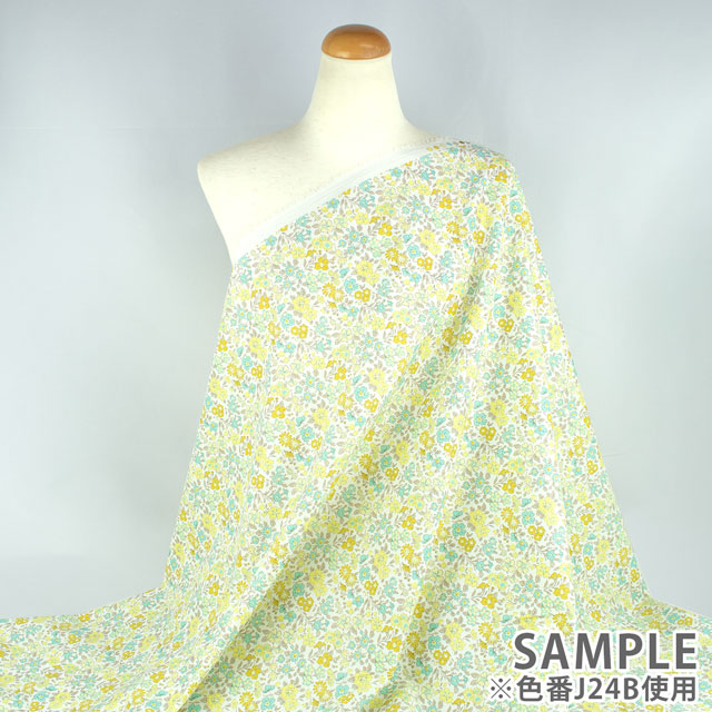生地 LIBERTY FABRICS リバティ・ファブリックス タナローン 2024SS Onetone Gradation Annabella アナベラ(36300126) J24B.イエロー 99Zz99j