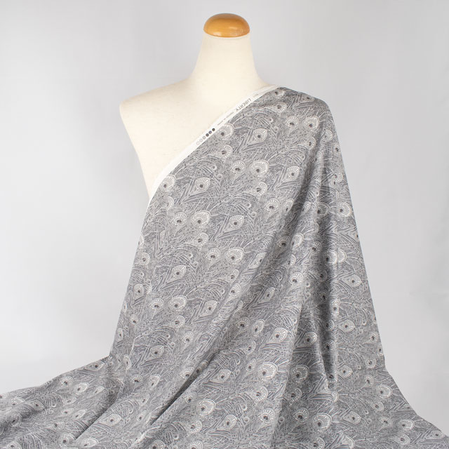 生地 LIBERTY FABRICS リバティ・ファブリックス タナローン 2024SS Onetone Gradation Queen Hera クイーン・ヘラ(3632004) J24C.グレー 09Ac03j