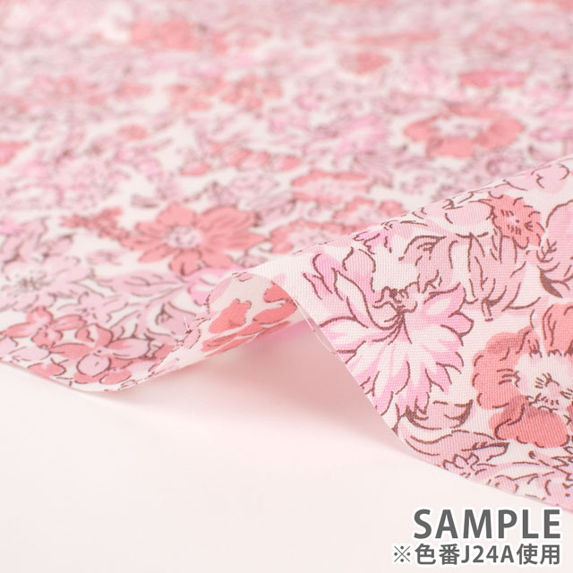 生地 LIBERTY FABRICS リバティ・ファブリックス タナローン 2024SS Onetone Gradation Honeydew ハニーデュー(20-36301106) J24A.ピンク 99Zz99j