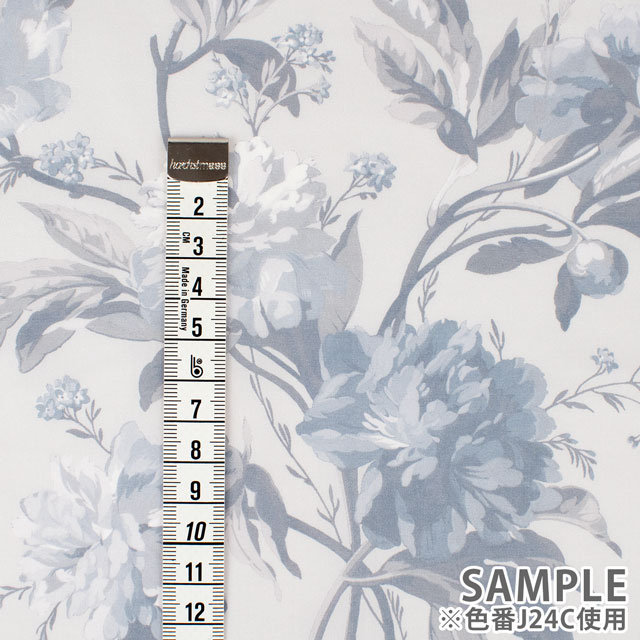 生地 LIBERTY FABRICS リバティ・ファブリックス タナローン 2024SS Onetone Gradation Decadent Blooms デカダント・ブルームス(18-3638232) J24C.グレー 99Zz99j