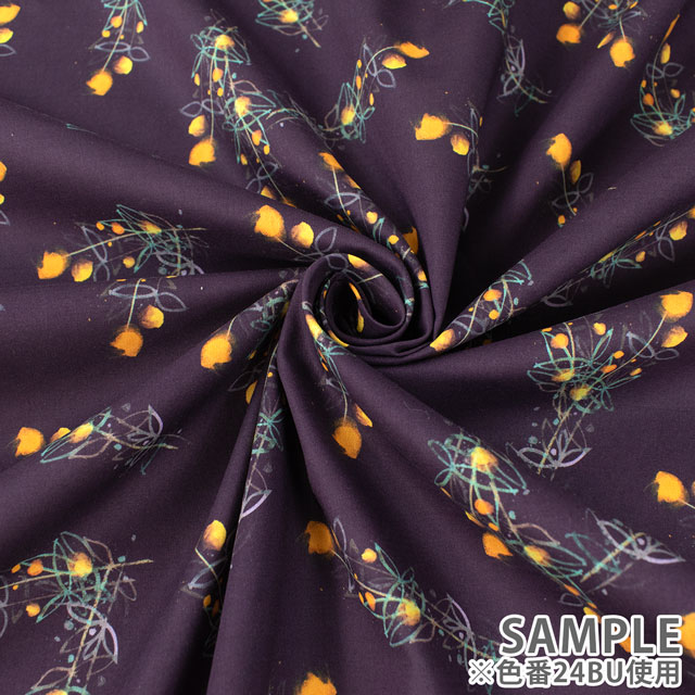 生地 LIBERTY FABRICS リバティ・ファブリックス タナローン 2024SS Wildsmith's Wonderful World I Dreamt of Roses アイ・ドリームト・オブ・ローゼズ(363J4204) 24BU.ダークパープル 99Zz99j