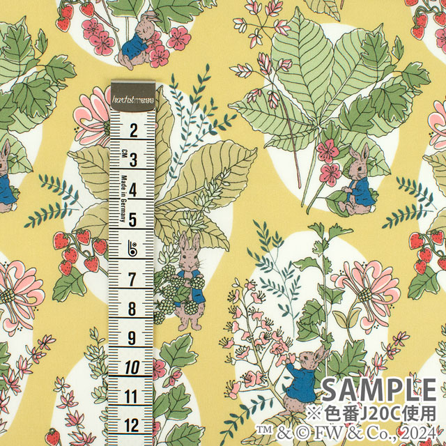 生地 LIBERTY FABRICS リバティ・ファブリックス タナローン ピーターラビット(TM)・コレクション Hawthorn Bunnies ホーソーン・バニーズ(DC30743) J24A.ラベンダー 99Zz99j