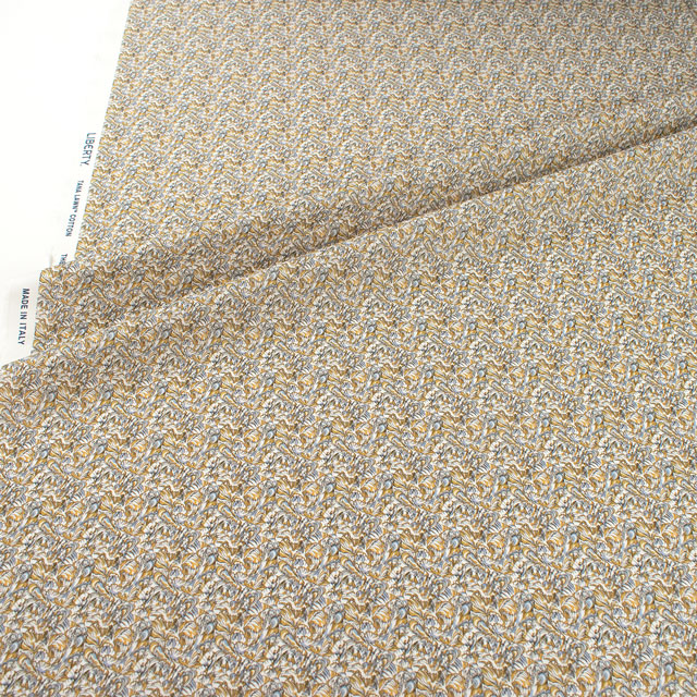 生地 LIBERTY FABRICS リバティ・ファブリックス タナローン 2024AW THE CURATED FLORAL Petal Frill ペタル・フリル(24-3634215) 24CU.イエロー 09Ac03j