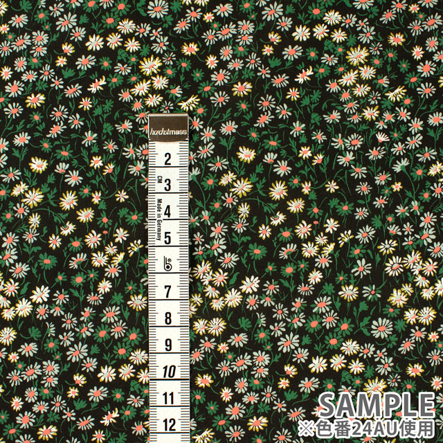 生地 LIBERTY FABRICS リバティ・ファブリックス タナローン 2024AW THE CURATED FLORAL Marguerite マーゲリート(24-3634222) 24AU.ブラック 99Zz99j