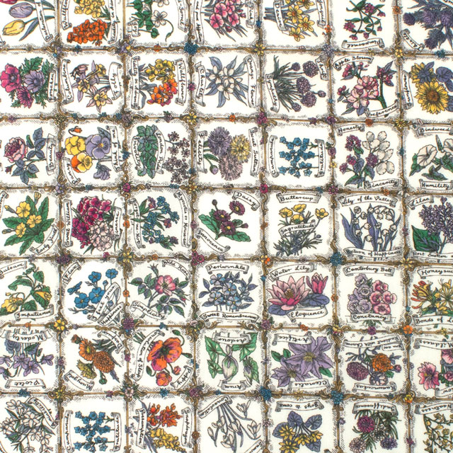 生地 LIBERTY FABRICS リバティ・ファブリックス タナローン 2024AW THE CURATED FLORAL Language of Flowers ランゲージ・オブ・フラワーズ(24-3634225) 24AU.オフ 99Zz99j