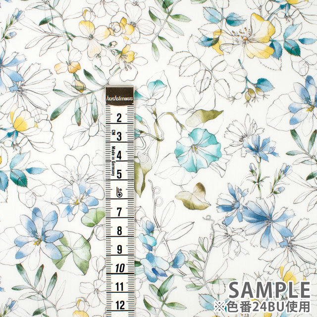 生地 LIBERTY FABRICS リバティ・ファブリックス タナローン 2024AW THE CURATED FLORAL Sophie Anne ソフィー・アン(24-3634235) 24BU.ブルー 09Ac03j