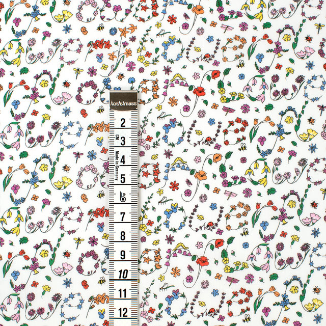 生地 LIBERTY FABRICS リバティ・ファブリックス タナローン 2024AW THE CURATED FLORAL Ing-Britt's Garden イング - ブリッツ・ガーデン(24-3634248) 24BU.マルチ 09Ac03j