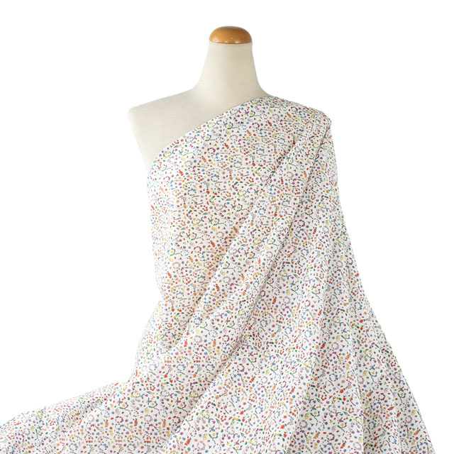 生地 LIBERTY FABRICS リバティ・ファブリックス タナローン 2024AW THE CURATED FLORAL Ing-Britt's Garden イング - ブリッツ・ガーデン(24-3634248) 24BU.マルチ 09Ac03j