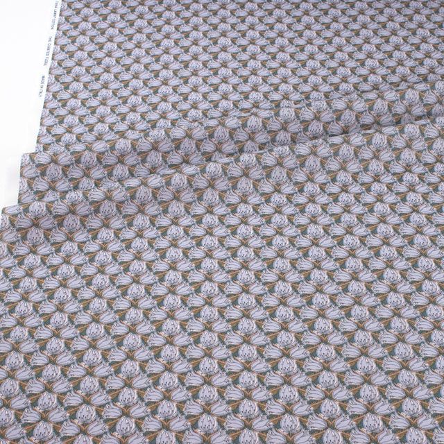 生地 LIBERTY FABRICS リバティ・ファブリックス タナローン 2024AW THE CURATED FLORAL Evelyn Trail エヴリン・トレイル(24-3634294) 24CU.パープル 99Zz99j