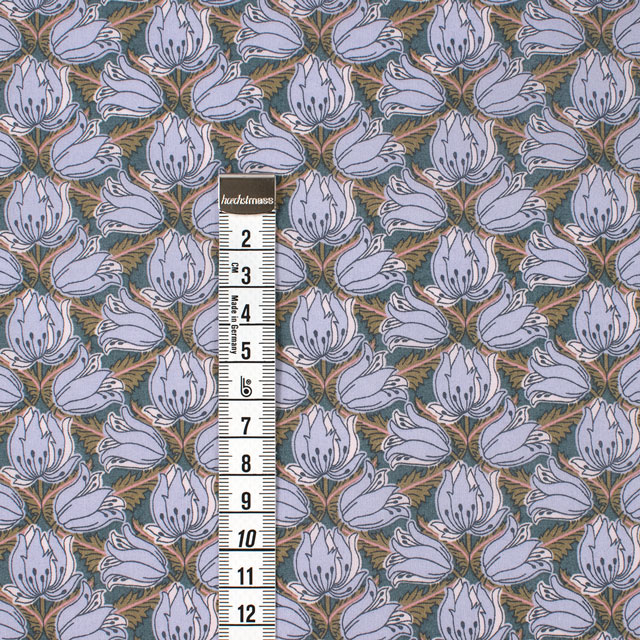 生地 LIBERTY FABRICS リバティ・ファブリックス タナローン 2024AW THE CURATED FLORAL Evelyn Trail エヴリン・トレイル(24-3634294) 24CU.パープル 99Zz99j