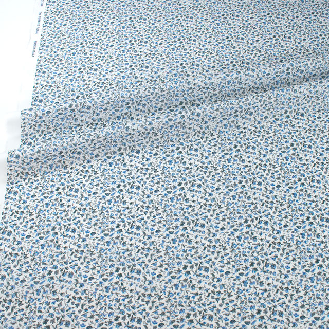 生地 LIBERTY FABRICS リバティ・ファブリックス タナローン 2024AW THE CURATED FLORAL Eleanor's Orchard エレノアズ・オーチャード(24-3634295) 24BU.ブルー 09Ac03j